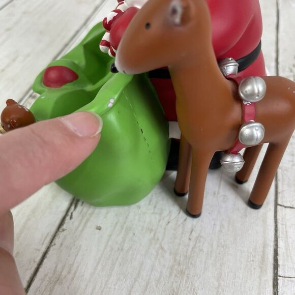 Hallmark Count Down To Christmas Santa and Reindeer - Picture 8 of 8